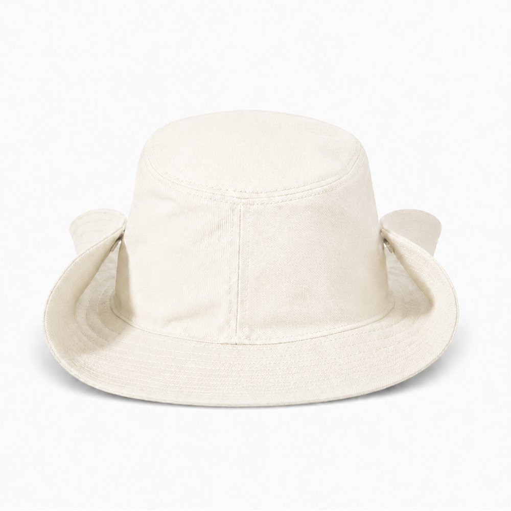 Structured Cotton Cowboy Hat in Minimalist Aesthetic