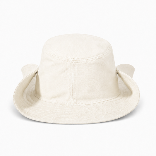 Structured Cotton Cowboy Hat in Minimalist Aesthetic