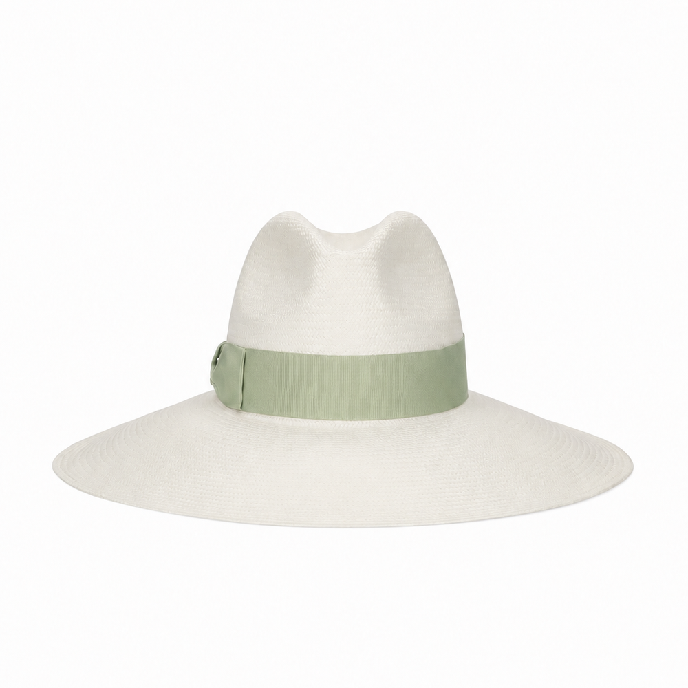 Structured Straw Wide-Brim Hat in Minimalist Design