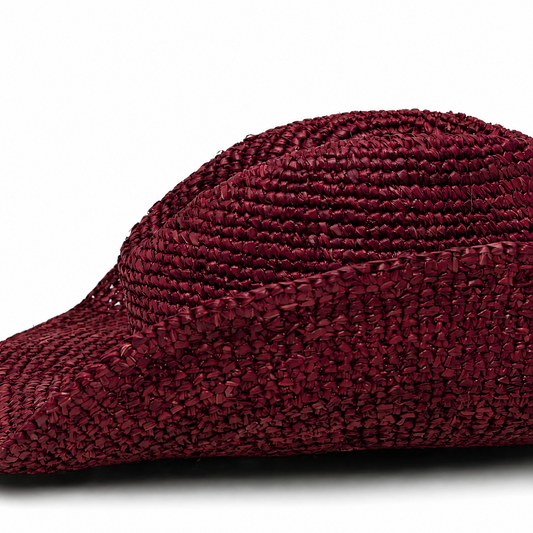 Structured Natural Fiber Cowboy Hat in Minimalist Design